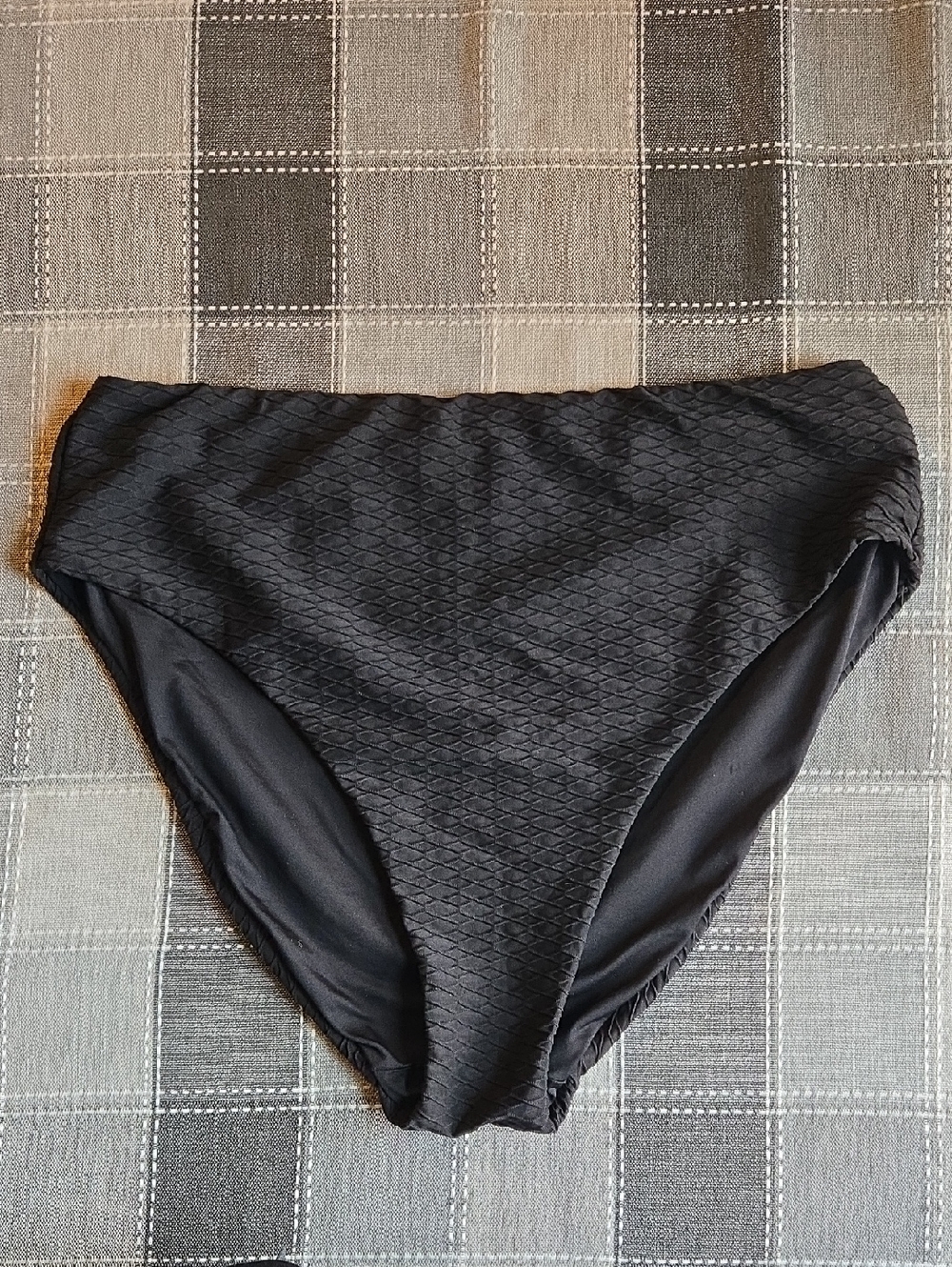 Victoria's Secret Black High-Waist Full Coverage Bikini Swim Bottom